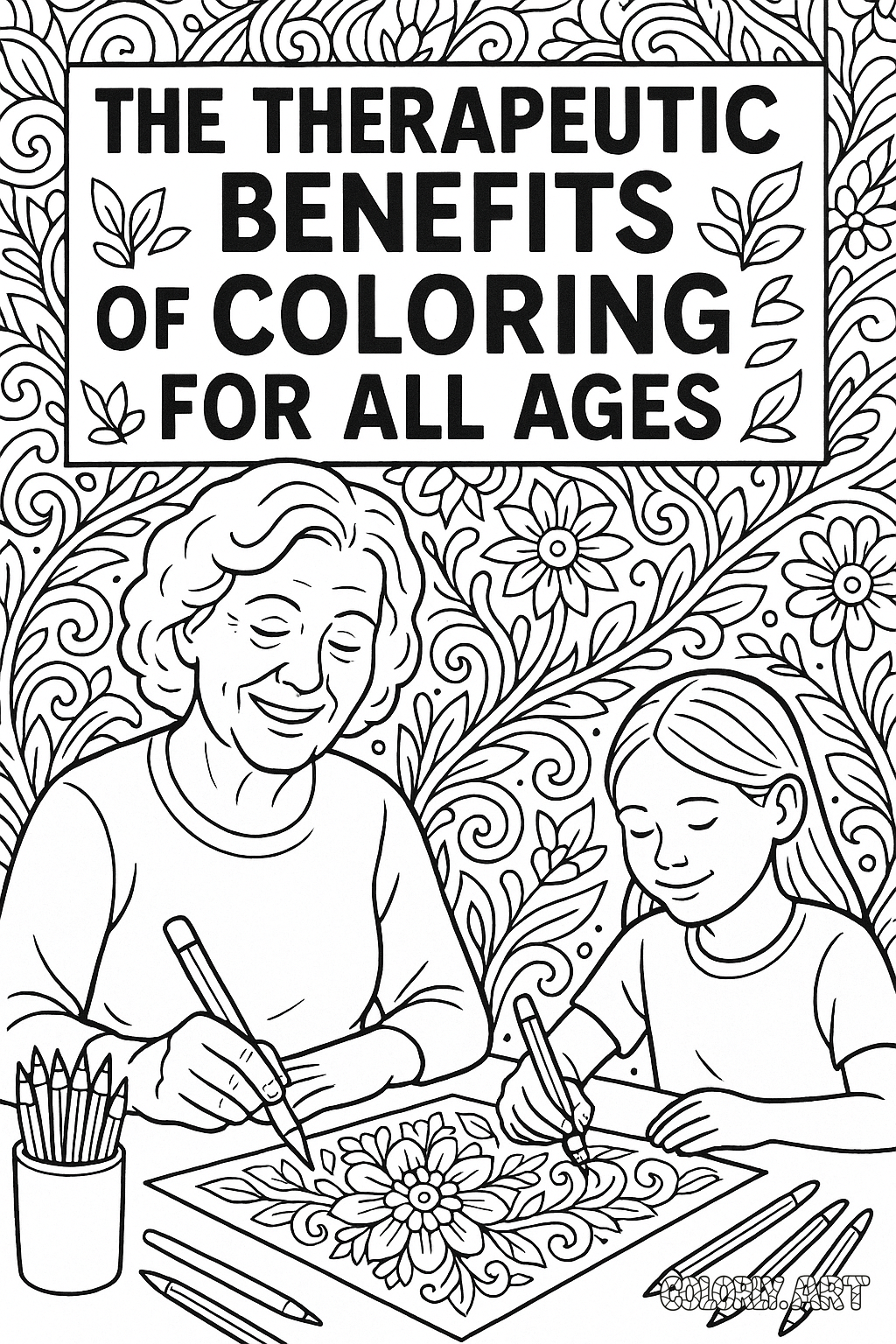 Image for The Therapeutic Benefits of Coloring for All Ages